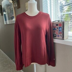 Joy Lab rust colored hi-low sweatshirt, Sz. M